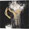 Golden Rain BW by Silvia Vassileva 14" x 14" Canvas Wall Art (Set of 2)